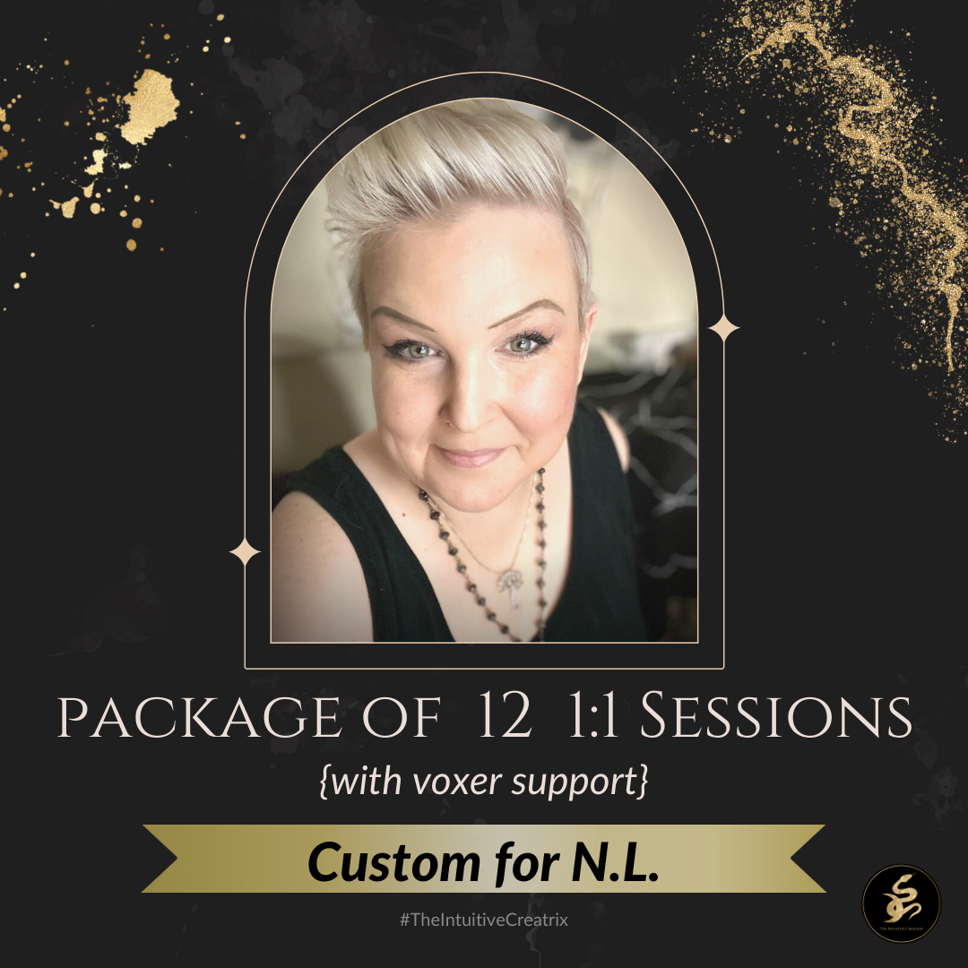 Custom Offer for NL- 12 1:1 sessions with voxer support